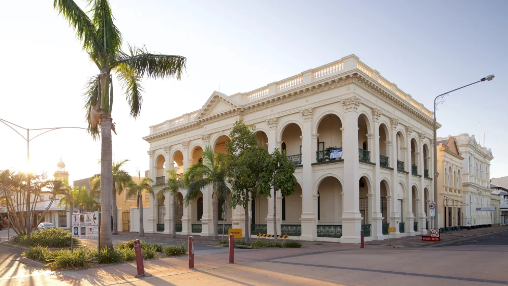 Historic Rockhampton street, the northern edge of our Queensland delivery network