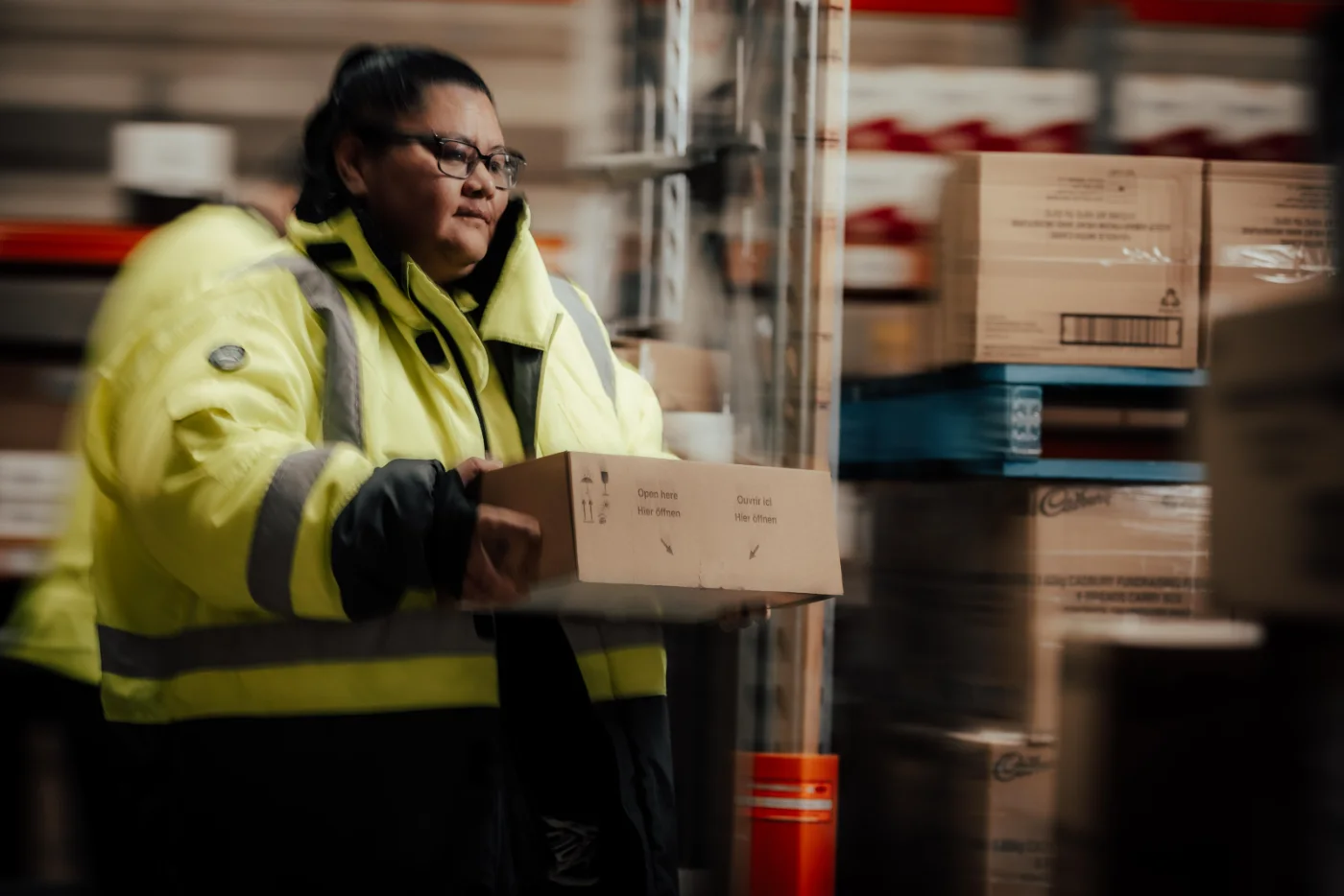 Order picking in the Deliver and Store warehouse